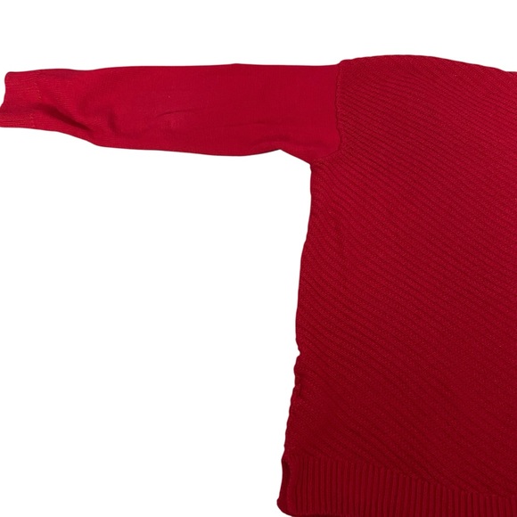 Chaps Women's Red Knit Long Sleeve V-Neck Sweater Size L‎ - Picture 10 of 15